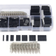 ASSORTIMENT DE CONNECTEURS DUPONT MALE-FEMELLE - 310 PIECES DANS UNE BOITE DE RANGEMENT