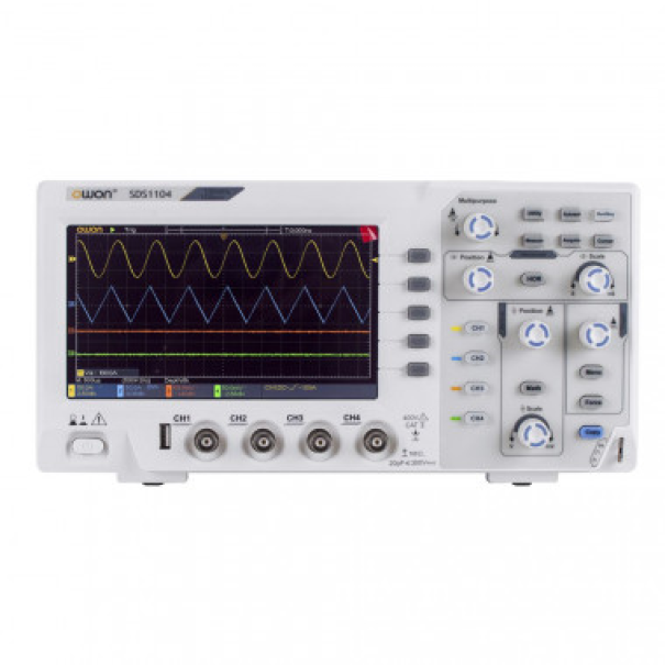 OSCILLOSCOPE 100Mhz 4 CANAUX ECRAN 7''