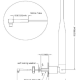 ANTENNES WIFI 7" 5DBI CONNECTEUR UFL PLUG 2.4GHZ