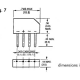 PONT DE REDRESSEMENT 250V-1.5A (B250C-2300-1500)