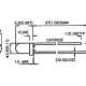 LED BLANCHE 3mm TRANSPARENT - 6300mcd - 20mA - 3V