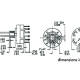 COMMUTATEUR ROTATIF 1 CIRCUIT / 12 POSITIONS - COSSES A SOUDER