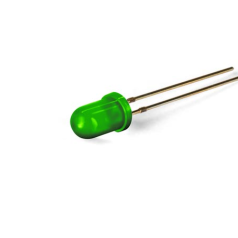 LED STANDARD 5mm - VERT DIFFUSANT