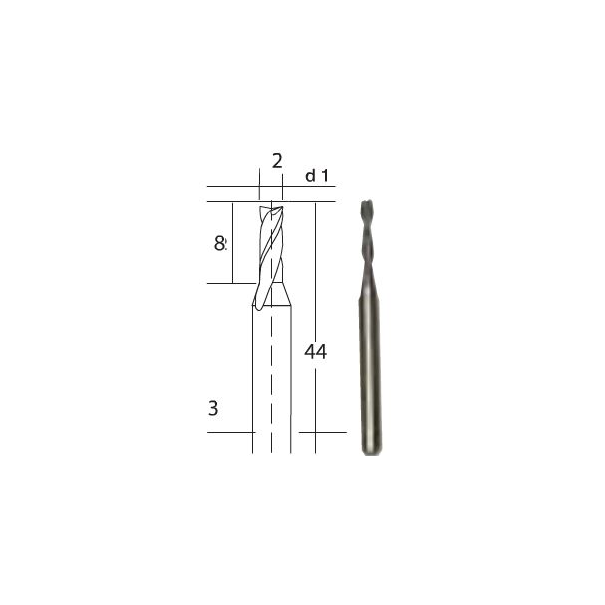 FRAISE 2mm PROXXON