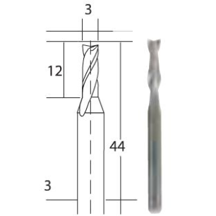 FRAISE 3mm PROXXON