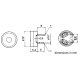 TRANSDUCTEUR PIEZO 1.5Vca 2.048kHz 75dB TYPE CI