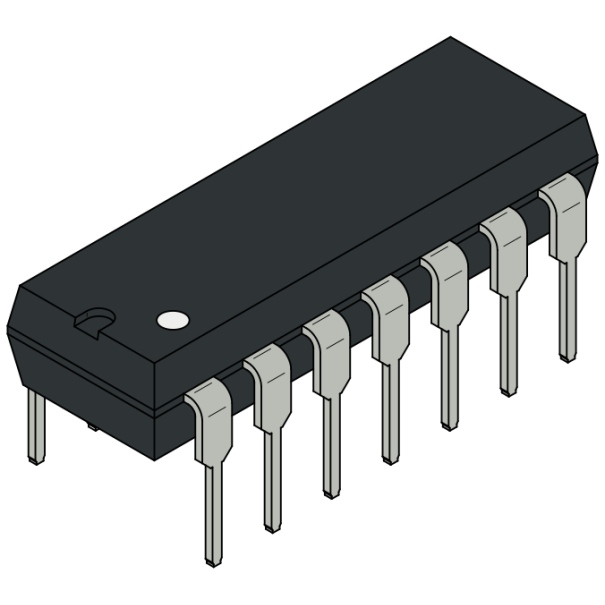 IC.LM324N QUADRUPLE AMPLI OP FAIBLE PUISSANCE