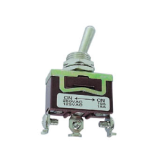 TOGGLE SWITCH 1P ON-ON 10A 250V