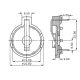 COUPLEUR DE PILE AU LITHIUM Ø 19mm (CR2032)