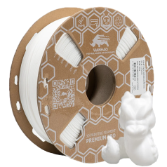 Filament PLA premium - 1.75 mm - BLANC - 1 kg - Wanhao France