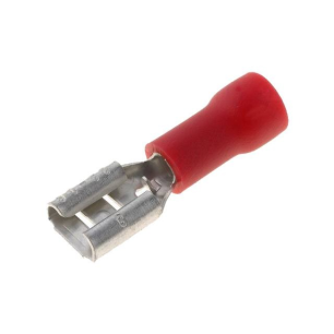 CONNECTEUR FAST-ON FEMELLE 6.6X0.8 ROUGE 1.5MM²